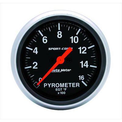 Auto Meter Sport-Comp Electric Pyrometer Gauge Kit - 3544